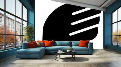 Wing Icon Wall mural