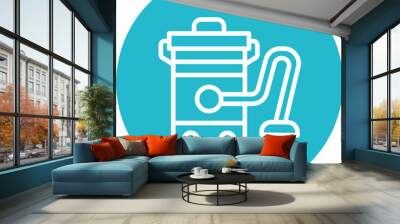 Vacuum Cleaner vector icon illustration of Home Improvements iconset. Wall mural