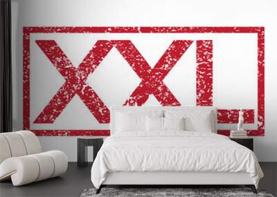 Stamp text XXL Wall mural