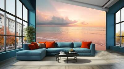 beautiful mediterranean tropical beach background Wall mural