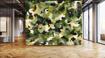 camouflage pattern background Wall mural