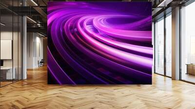 dynamic purple abstract business background Wall mural