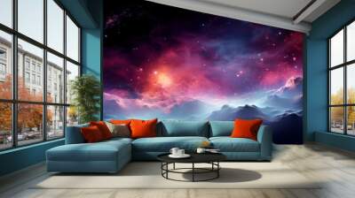 nebula stars and deep space background Wall mural