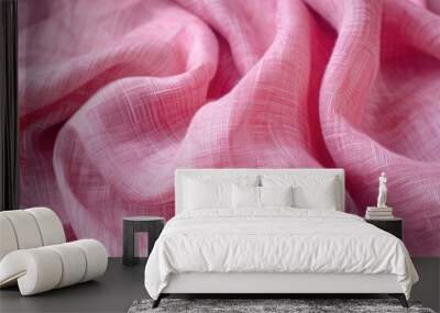 pink clothing fabric texture pattern background Wall mural