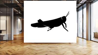 grasshopper logo illustration design vector Wall mural