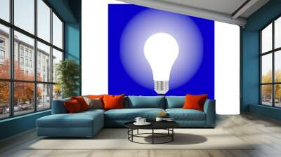 lamp logo Wall mural