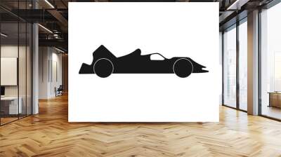 racing car icon vector Wall mural