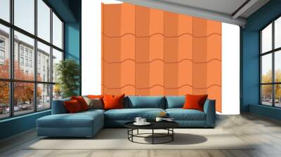 roof tile icon Wall mural