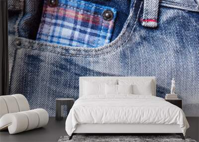 trousers jean Wall mural