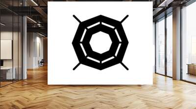 spiderweb icon solid style vector	
 Wall mural