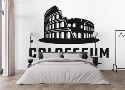 Colosseum logo design Wall mural