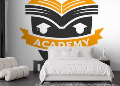 education shield logo Wall mural