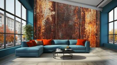 rusty metal texture Wall mural