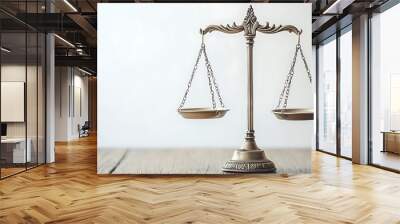 scale of justice Wall mural