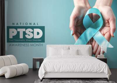 National PTSD awareness month banner Wall mural