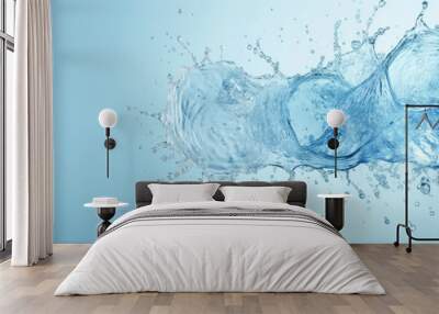 Purity transparency water splashing Wall mural