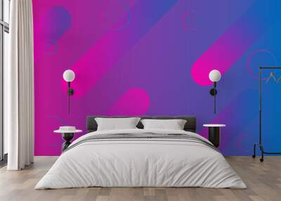 Abstract round background Wall mural