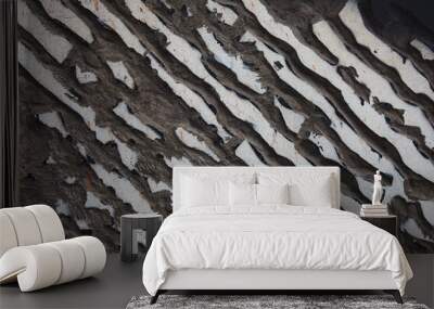 Brick wall with volumetric texture Wall mural