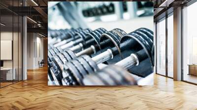 Sports dumbbells Wall mural