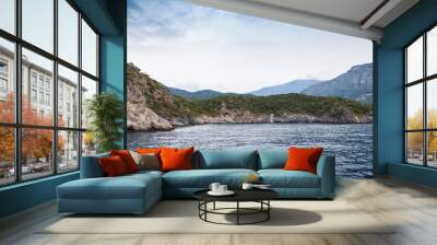 The harbours of an Aegean sea 2 Wall mural