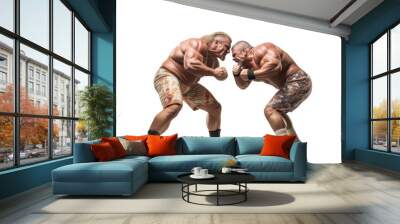 wrestling Wall mural