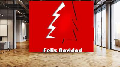 Feliz navidad  Wall mural