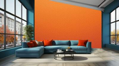 a basketball ball texture orange close view Wall mural