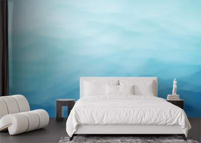 an abstract water wave blue color backdrop Wall mural