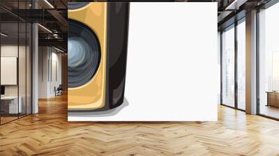 cartoon speaker on wide background Wall mural