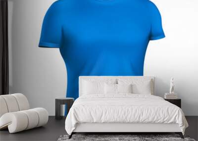 male blue t shirt Wall mural