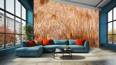 wood oak brown desk detail Wall mural