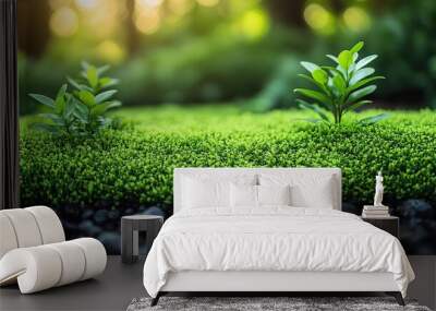 Reducing pollution through the adoption of green environmental practices is essential for promoting sustainable development and preserving natural resources. Wall mural