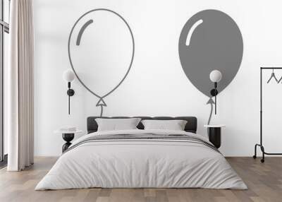 balloon outline icon Wall mural