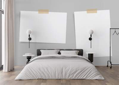 blank sticky note Wall mural