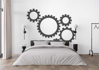 gears teamwork design Wall mural