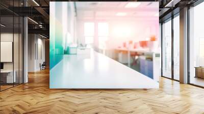 background with calm colours in modern office Wall mural