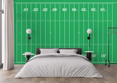 american football field background. vector illustration eps 10 Wall mural