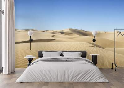 Gold desert. Wall mural