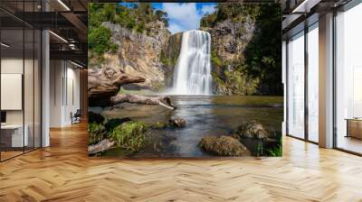 Landscape view of the Hunua Falls, Auckland, New Zealand Wall mural