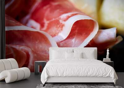 Prosciutto crudo and cheese Wall mural