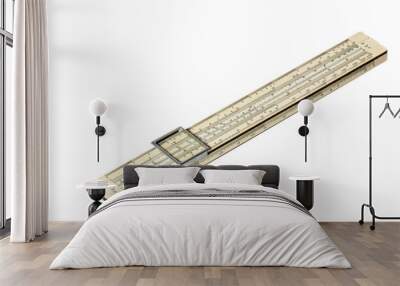 Slide rule Wall mural