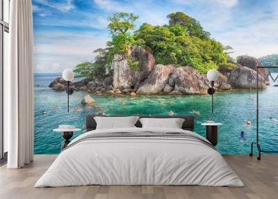 Tropical island Wall mural