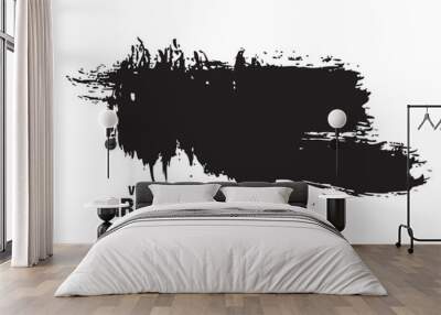 grunge vector black background graphic design Wall mural