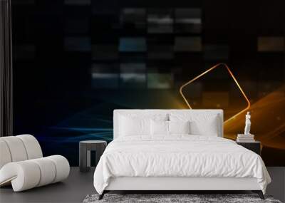 Abstract mobile device Wall mural