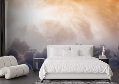 Iimpressive view form heaven Wall mural