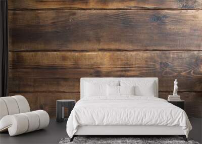 close up of wall made of wooden planks Wall mural