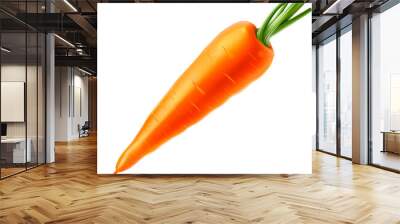 Carrot, isolated on transparent background. PNG element. Wall mural