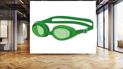 Swimming glasses realistic vector illustration isolated Wall mural