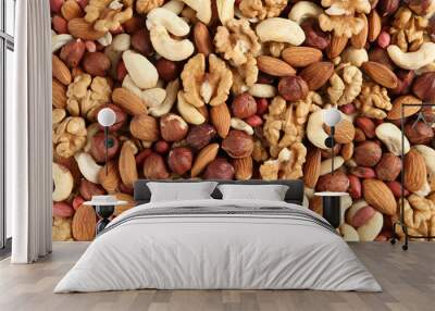 different nuts Wall mural