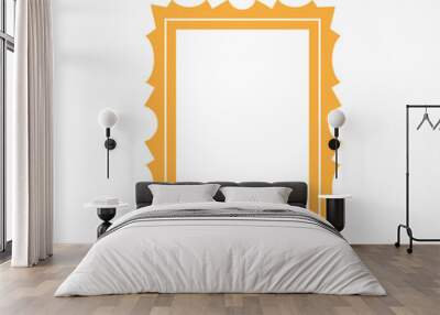 Picture frame icon Wall mural